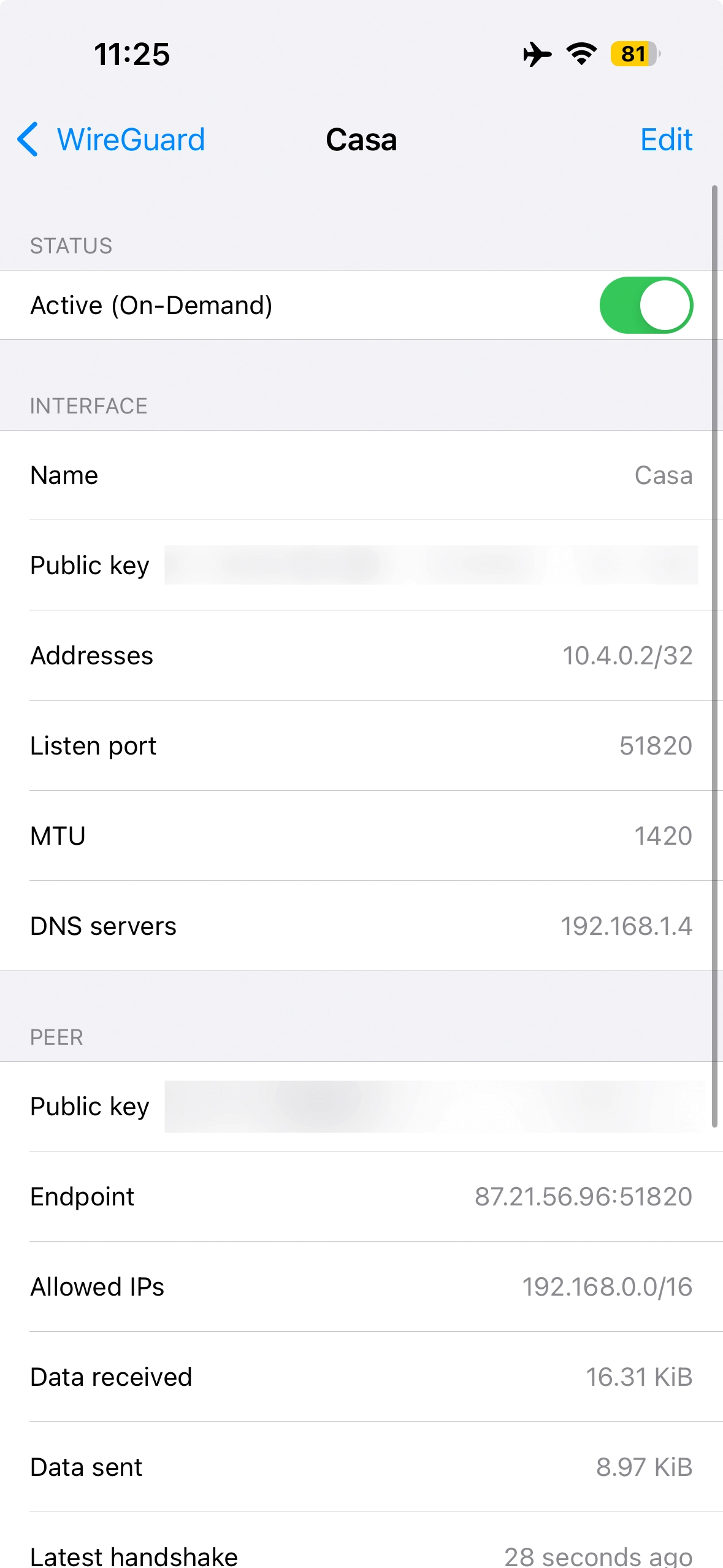 WireGuard iOS