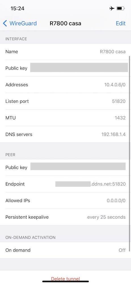 Wireguard iPhone