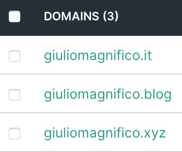 domains