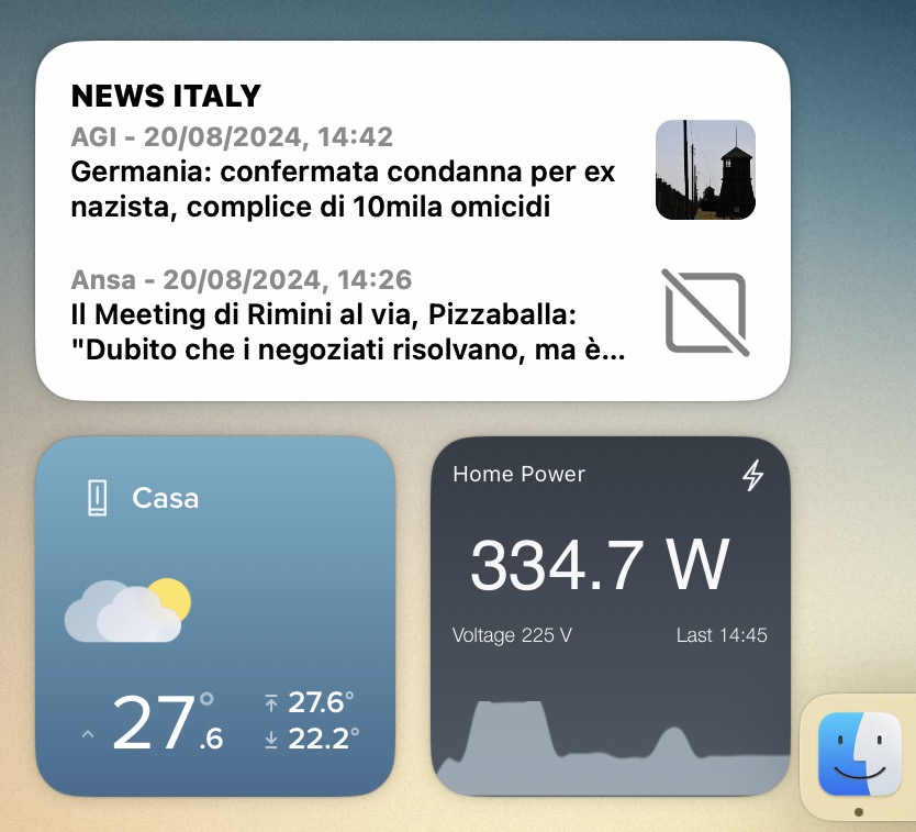 Widget macOS