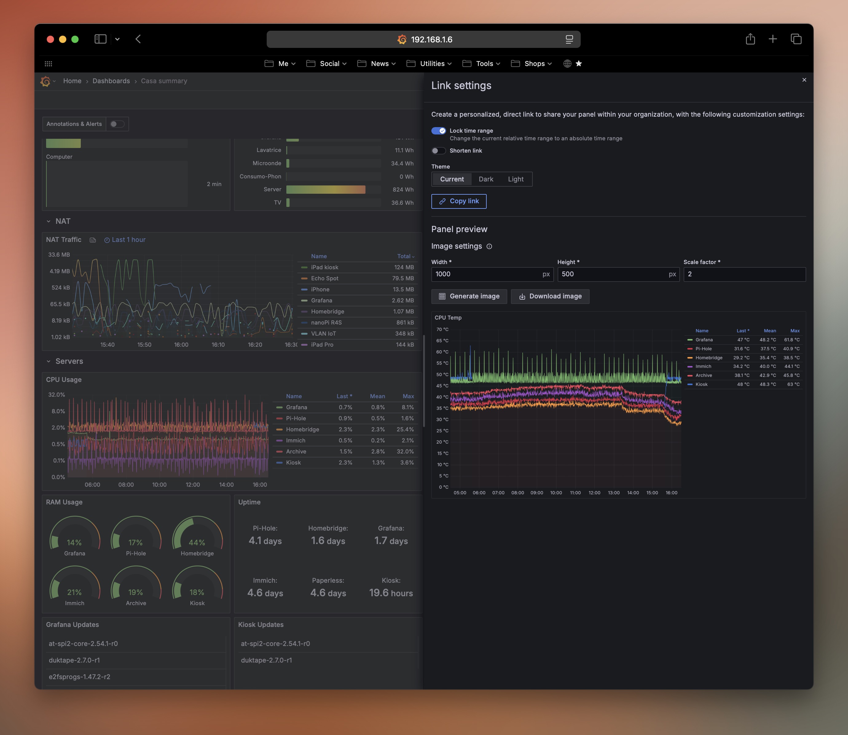 grafana-image-render UI
