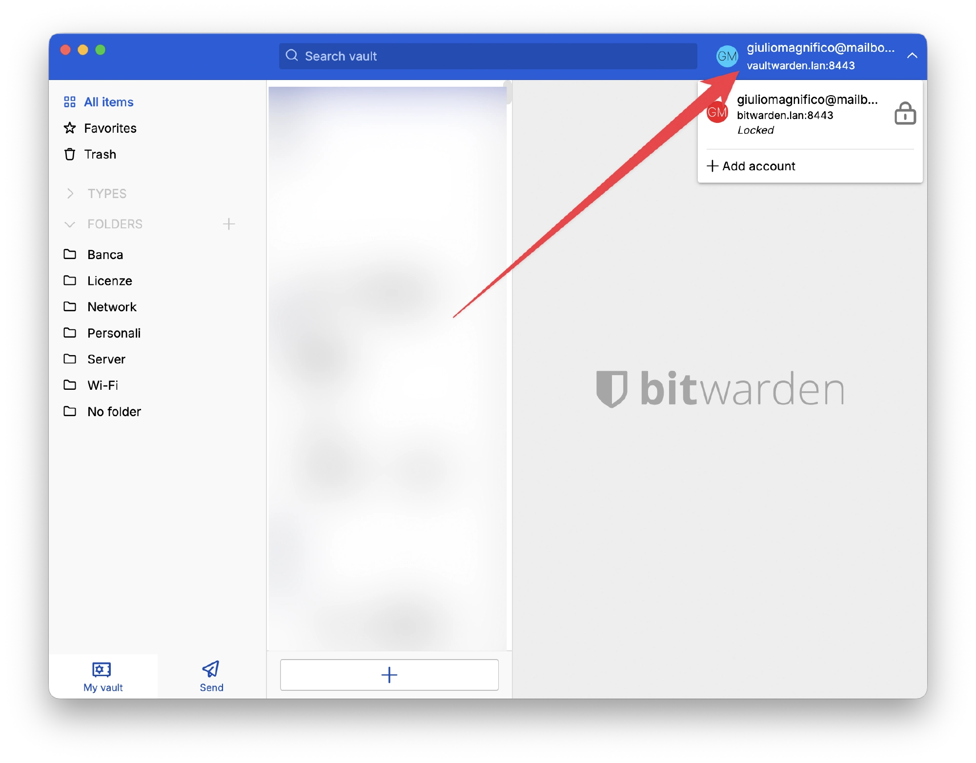 Vaultwarden app